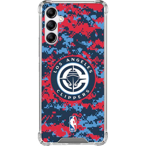NBA LA Clippers Digi Camo Galaxy A15 5G Clear Case